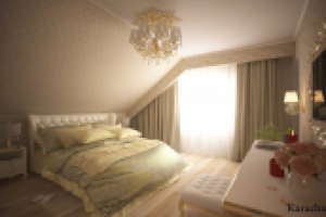 Интерьер спальни вид2