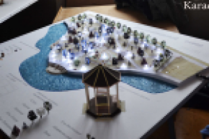 Макет сквера