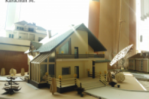 Макет коттеджа