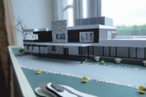 Макет придорожной гостиницы