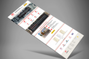 Разработка дизайна главной страницы сайта для компании DSG