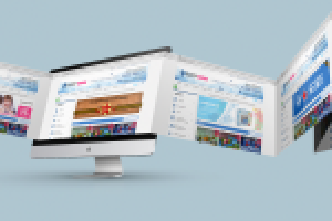 Дизайн баннеров для компании Вселенная текстиля