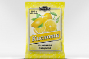 Дизайн упаковки для лимонной кислоты, компания Тереза