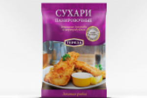 Дизайн упаковки для панировочных сухарей, компания Тереза