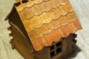 Избушка-шкатулка из бересты