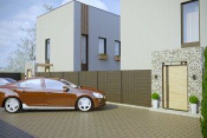 Экстерьер дома на двоих хозяев