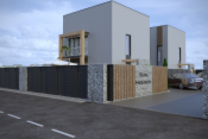 Экстерьер дома на двоих хозяев