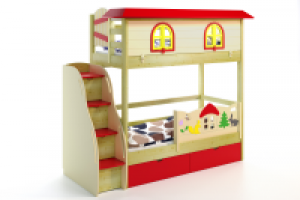 Детская кровать двухярусная