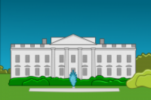 Белый дом. Вектор
