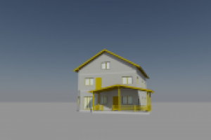 Дом из газобетона, 2 этажа + мансарда