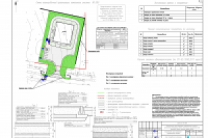 План организации земельного участка. ФОК в дер. ВИстино
