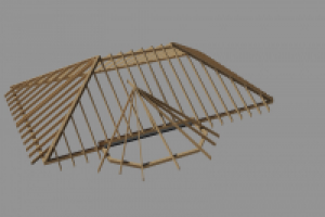 Проектирование крыши дома 12х14