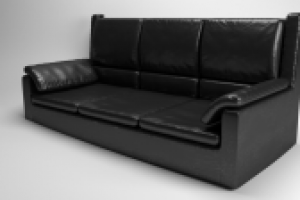 Кожаный диван