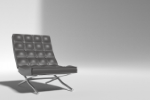 Кресло из кожзама