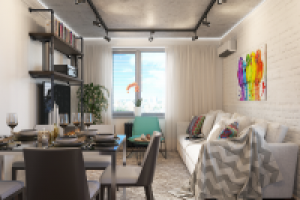 Квартира на Дмитровской. Гостиная