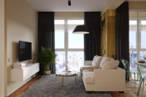 Квартира на Смольной. Гостиная