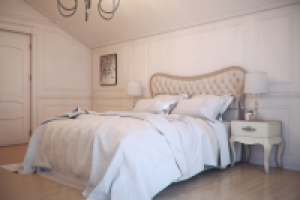 Спальня на мансардном этаже