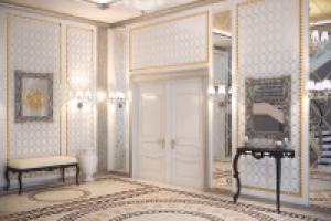 Роскошный холл в частном доме