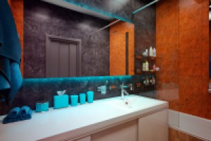 Яркая уборная