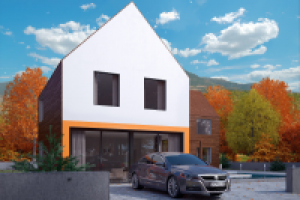 Блокированный дом. Осень