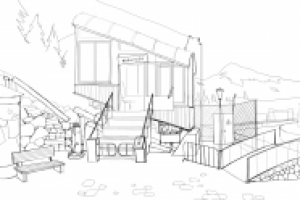 Эскиз-набросок игровой локации