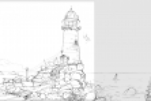 Эскиз-набросок игровой локации