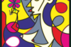 Стилизованный женский портрет