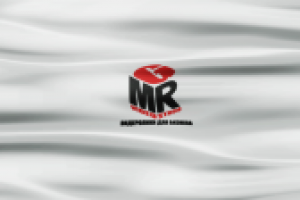 Видеоанимация логотпа GMR на фоне флага