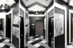 прихожая в квартире Алибасова проект