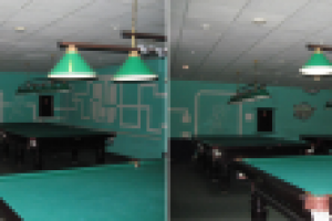 оформление стен бильярдной