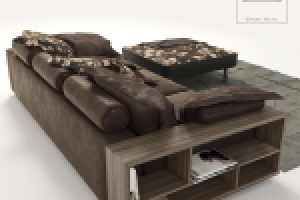 Моделирования дивана бренда Tommy M