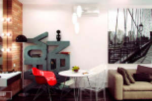 Гостиная для молодой пары