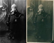 Реставрация и коррекция старых фотографий 3