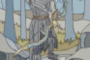 Персонаж "Лучник", простой цвет