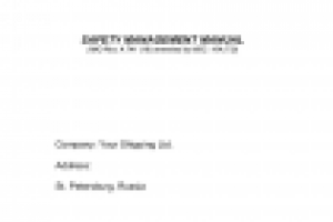Руководство по управлению безопастности компании СУБ
