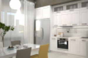 Квартира для молодой семьи. Кухня