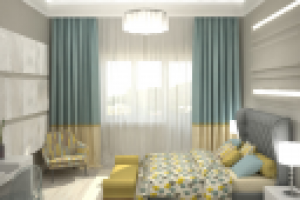 Квартира для молодой семьи. Спальня