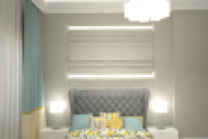 Квартира для молодой семьи. Спальня