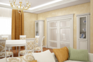 Коттедж на Цимлянском. Гостиная