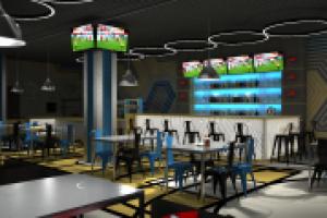 Спорт-бар, столовая