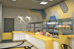 Спорт-бар, столовая