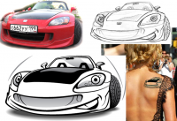 тату Honda