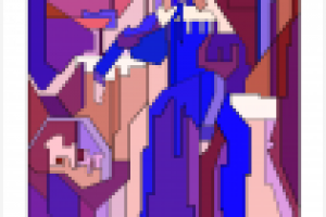 Эскиз витражной композиции