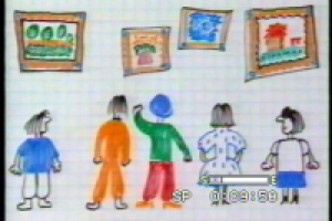 Анимация в стиле детского рисунка.