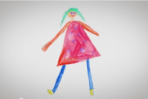 Маша и снопЪ. Короткий мультик по детскому рисунку.