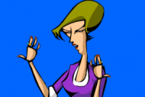 Пример анимационного персонажа в телепередачу