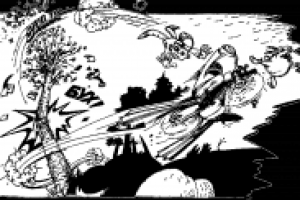 Комиксы. ЧБ.