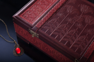 Кожаная шкатулка