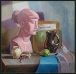 Натюрморт с гипсовой головой