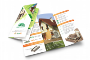 Евробуклет для строительной фирмы "ПрофРегионСтрой"